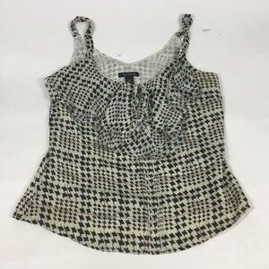 (NWOT) White House Black Market, Wht & Blk Tank Top